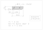 Preview: Gitterroststufe verzinkt 800x240mm Maschenweite 30x10mm